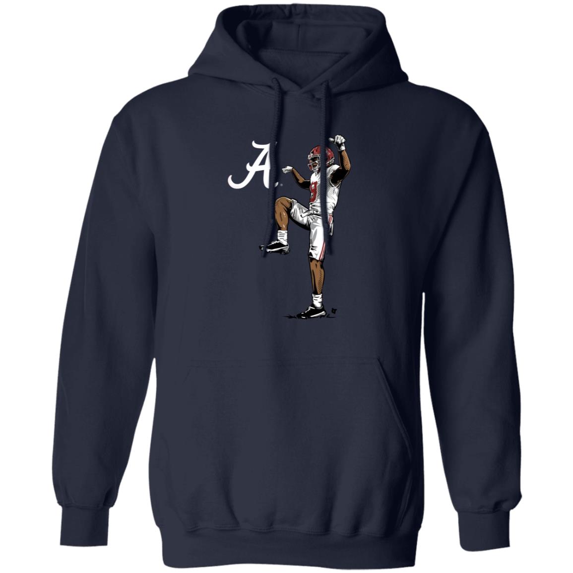 Breaking T Store Alabama John Metchie Celebration Shirt - Teechipus