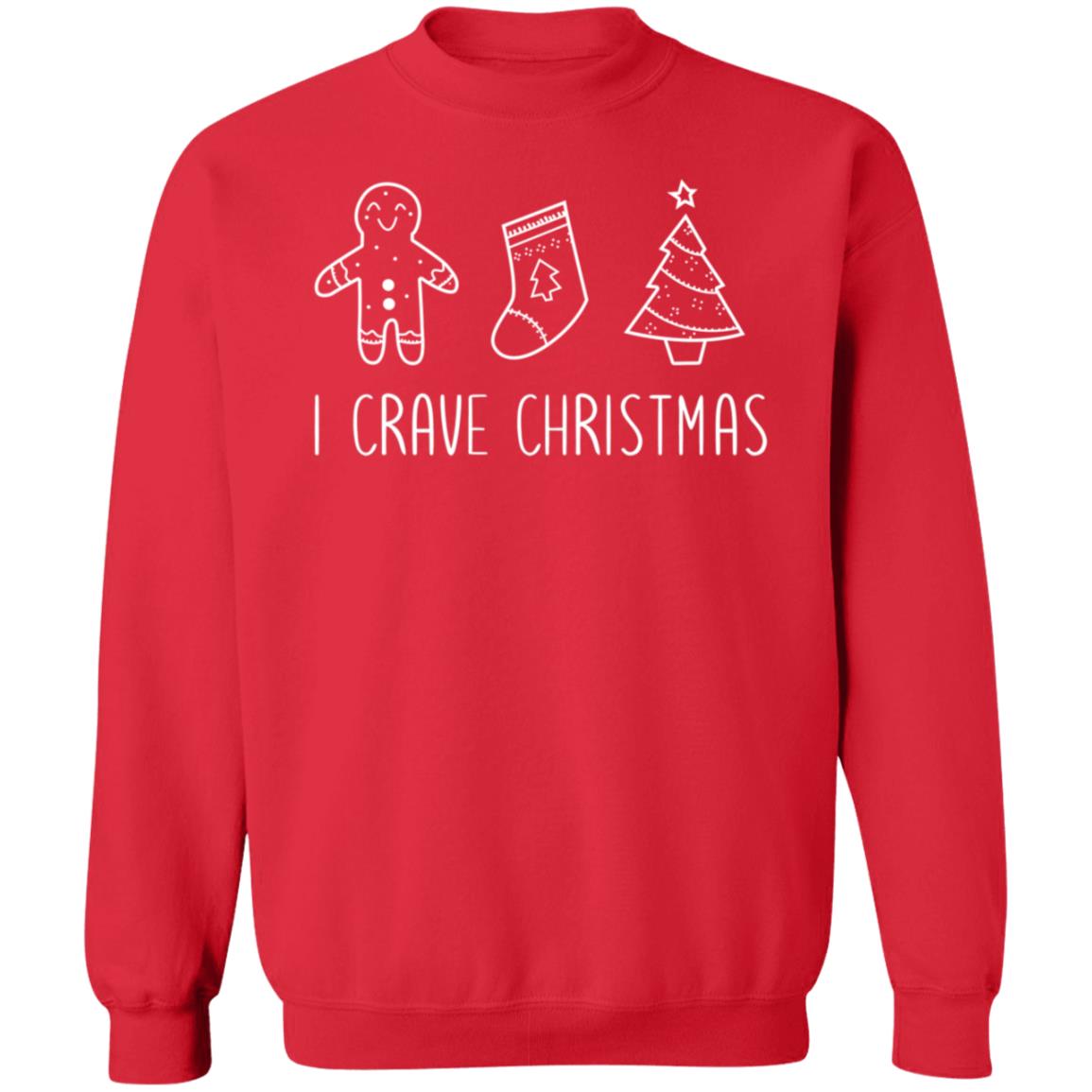Colleen Ballinger I Crave Christmas Crewneck Colleen Ballinger X Miranda Sings Merch - Teechipus