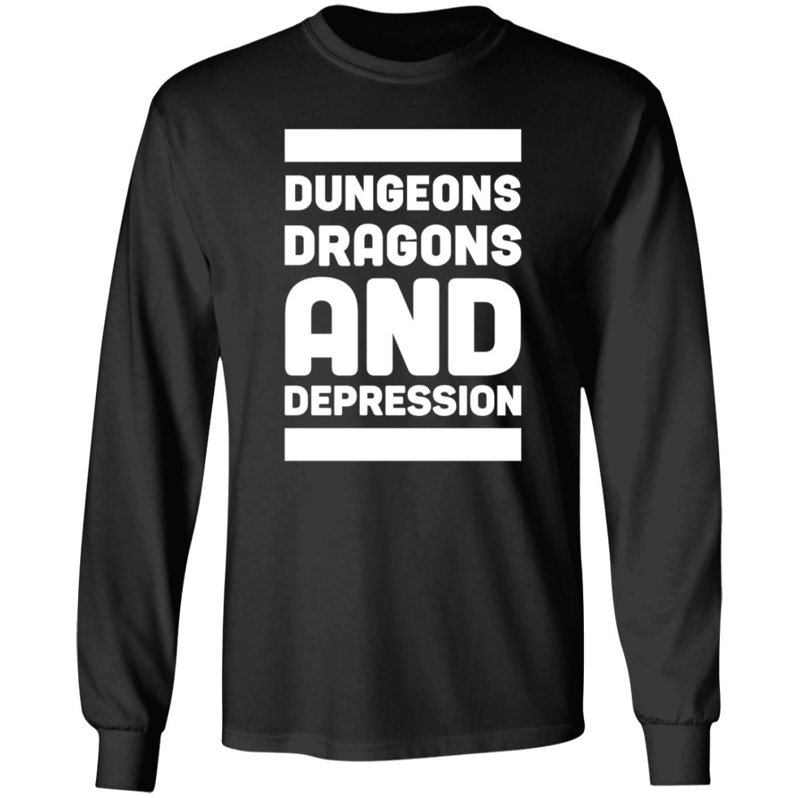Dungeons Dragons And Depression Hoodie Lookhuman Store - Teechipus
