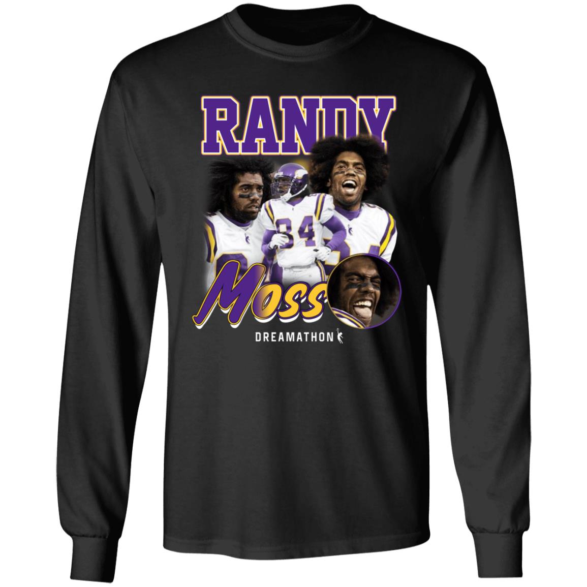 Justin Jefferson Wearing Randy Moss Dreamathon Shirt Dreamathon Merch - Teechipus