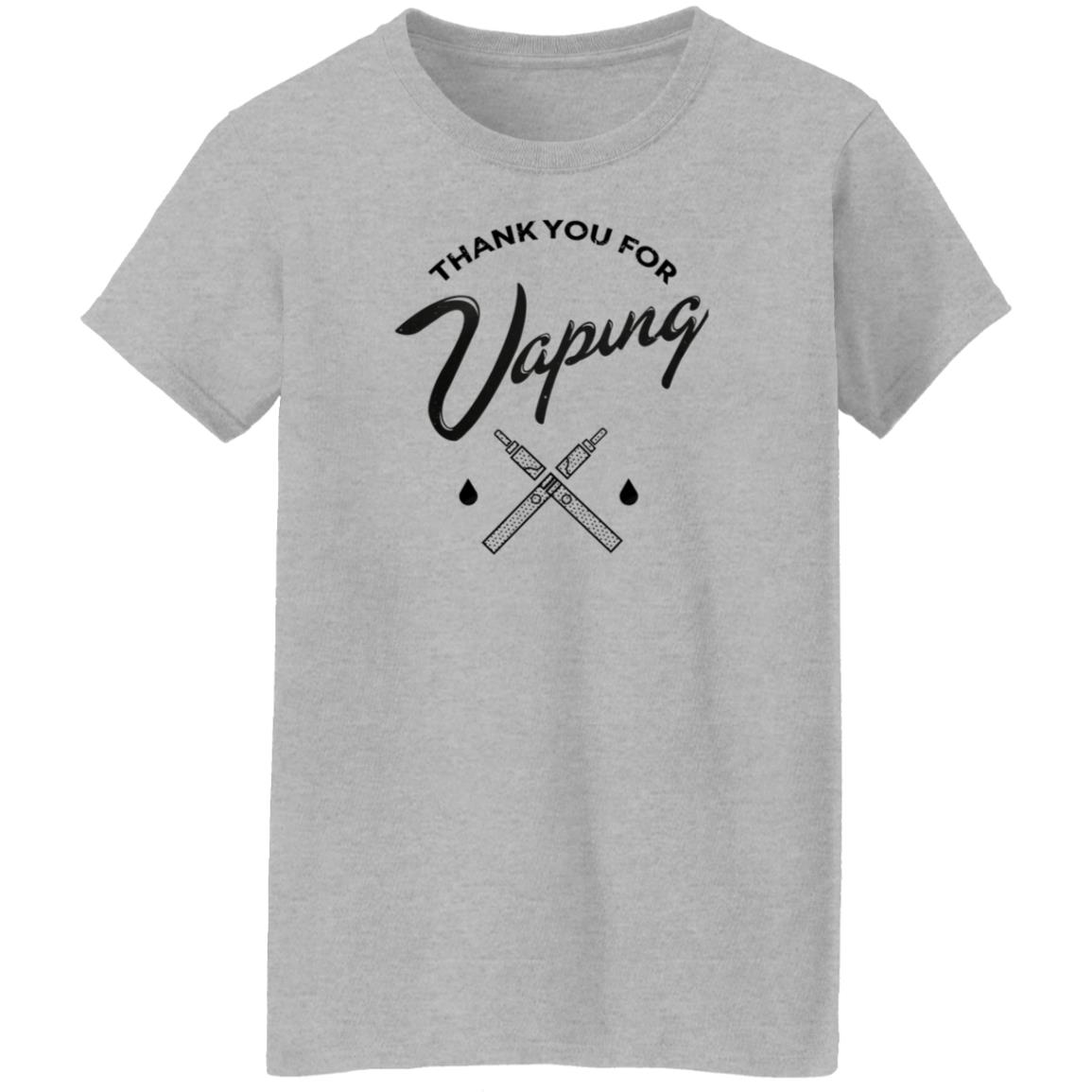 Thank You For Vaping Shirt Erin Thank You For Vaping Shirt - Teechipus