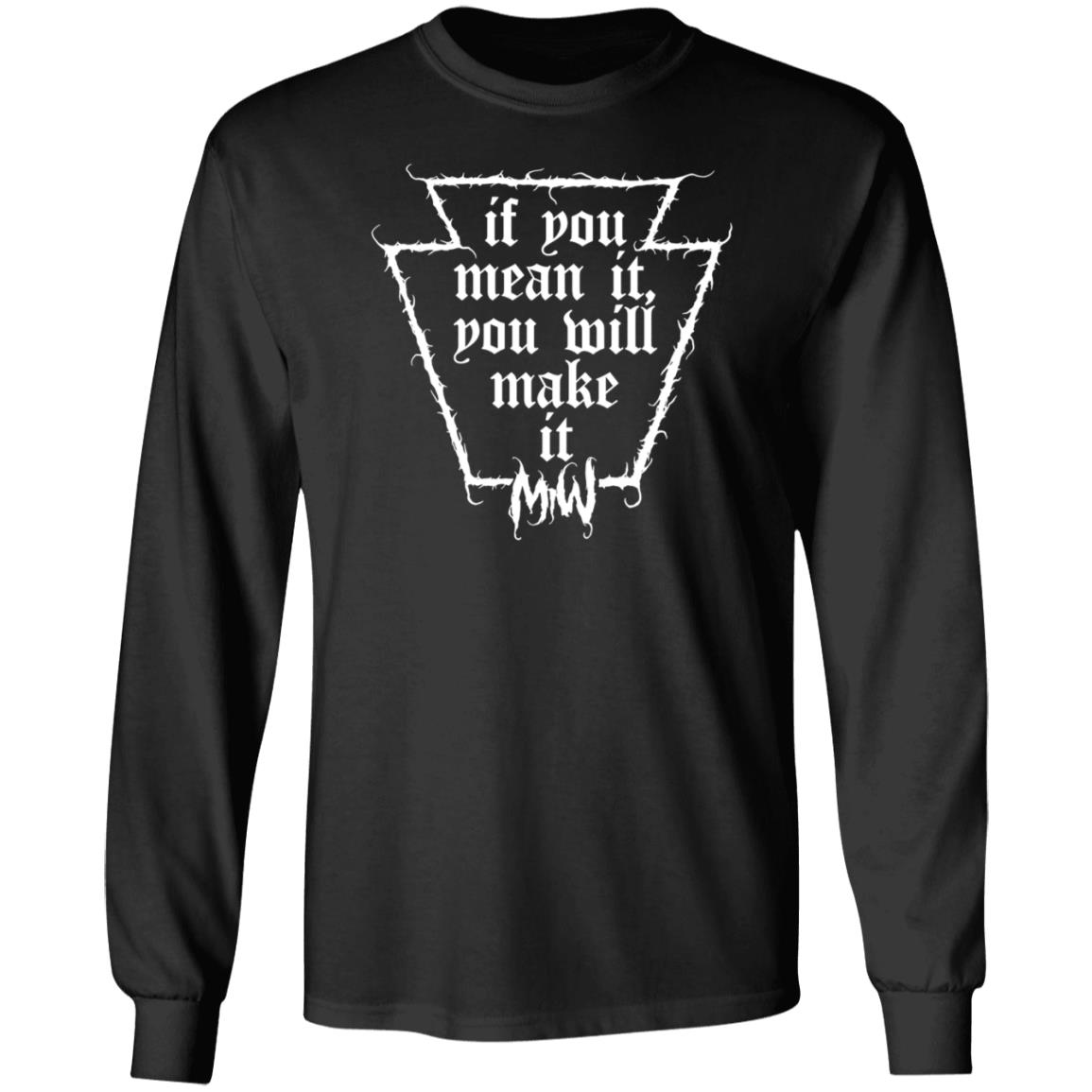Miw Merch If You Mean It You Will Make It Miw Shirt Motionless In White Keystone Logo Tee Shirt - Teechipus