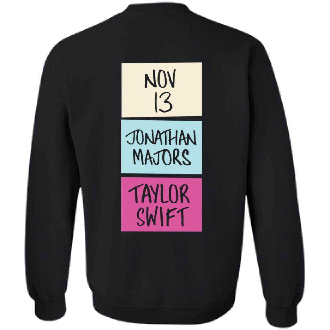 Nov 13 Jonathan Majors Taylor Swift Shirt Nbcstore Merch Legit Don’T Care At All Shirt Hoodie Sweatshirt Damn Ninaaaa - Teechipus
