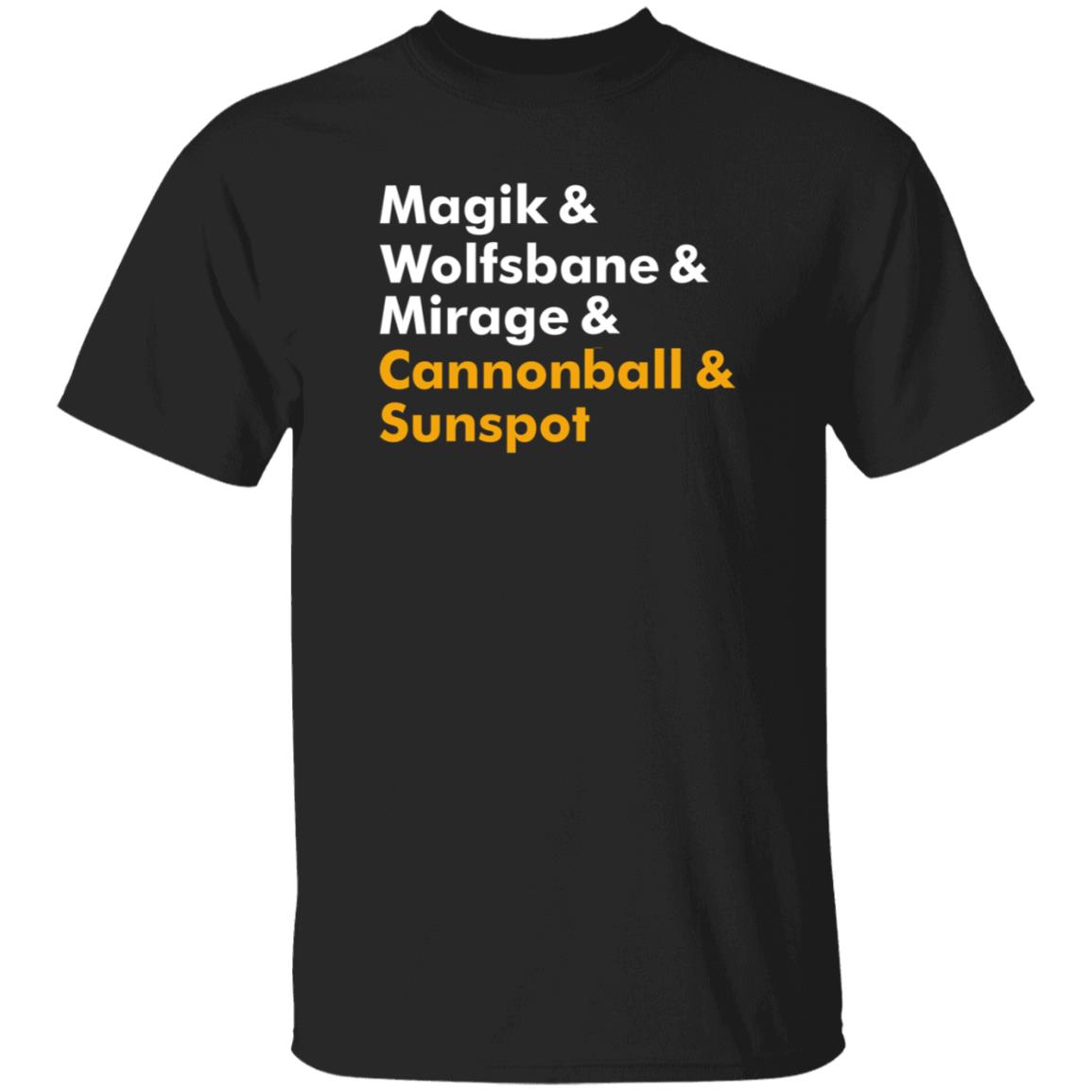 Mutants Magik & Wolfsbane & Mirage & Cannonball & Sunspot Shirt Hoodie Sweatshirt - Teechipus