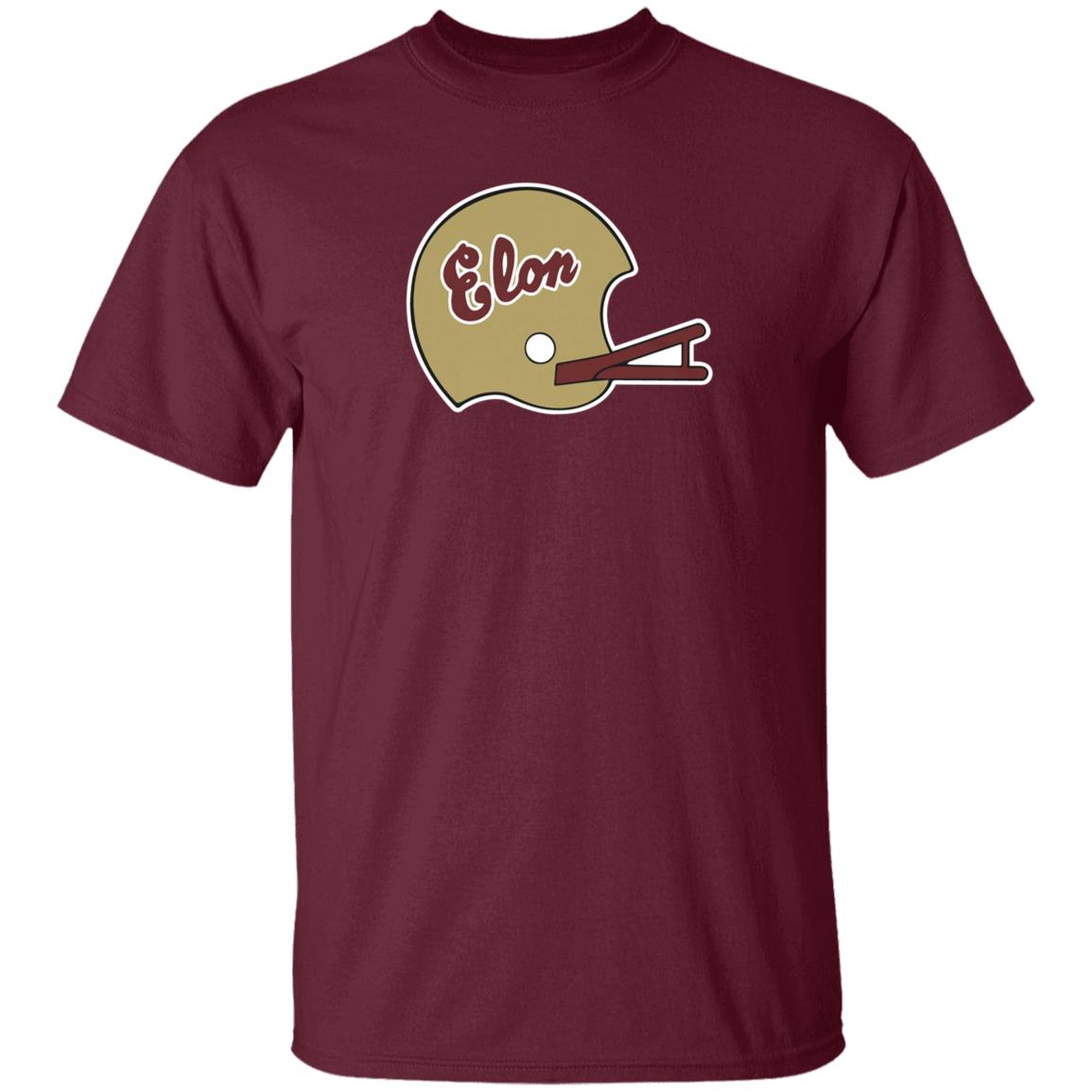 Wes Durham Elon Football 1980'S Helmet Shirt Breakingt Merch Elon Football 1980'S Helmet Shirt - Teechipus