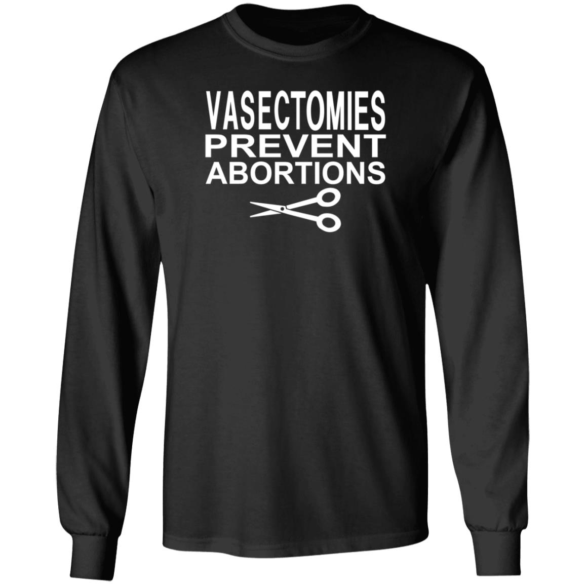 Vasectomies Prevent Abortions Shirt Black Professor - Teechipus
