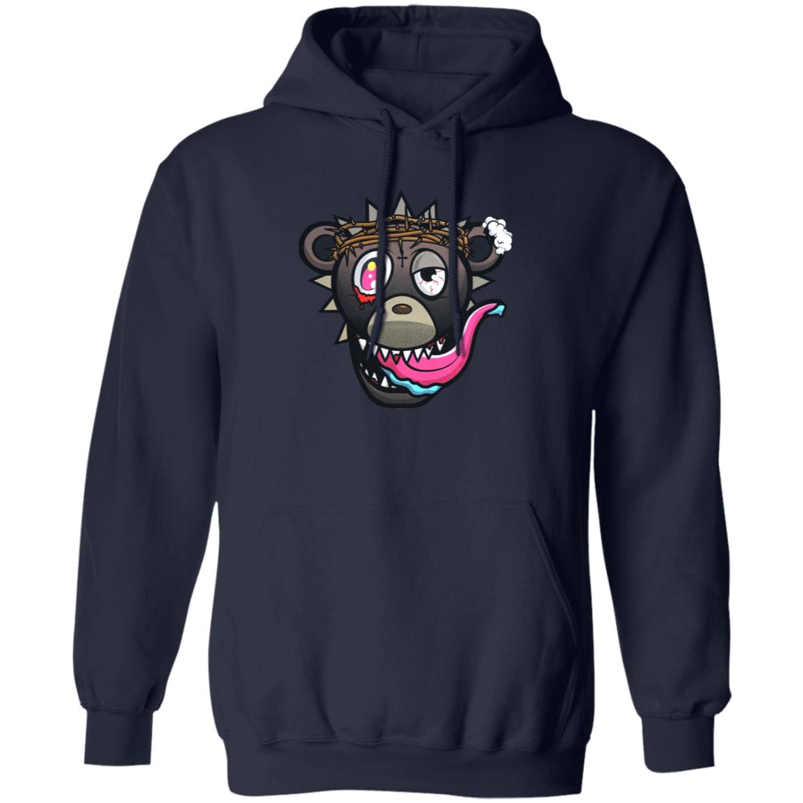 Glo Gang Crazy Bear Hoodie Glo Gang Merch - Teechipus
