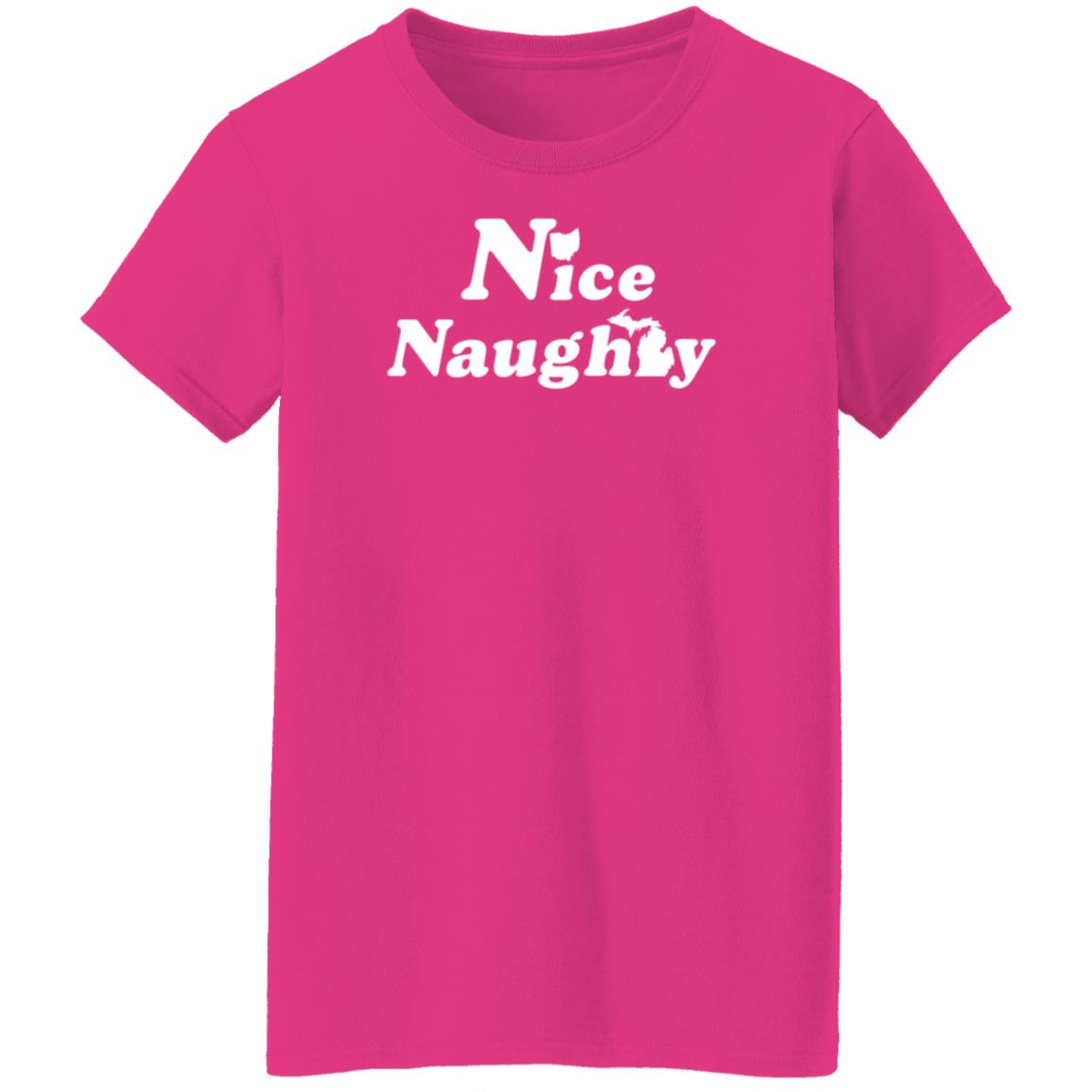 Nice Ohio Naughty Michigan Shirt Hoodie Sweatshirt - Teechipus