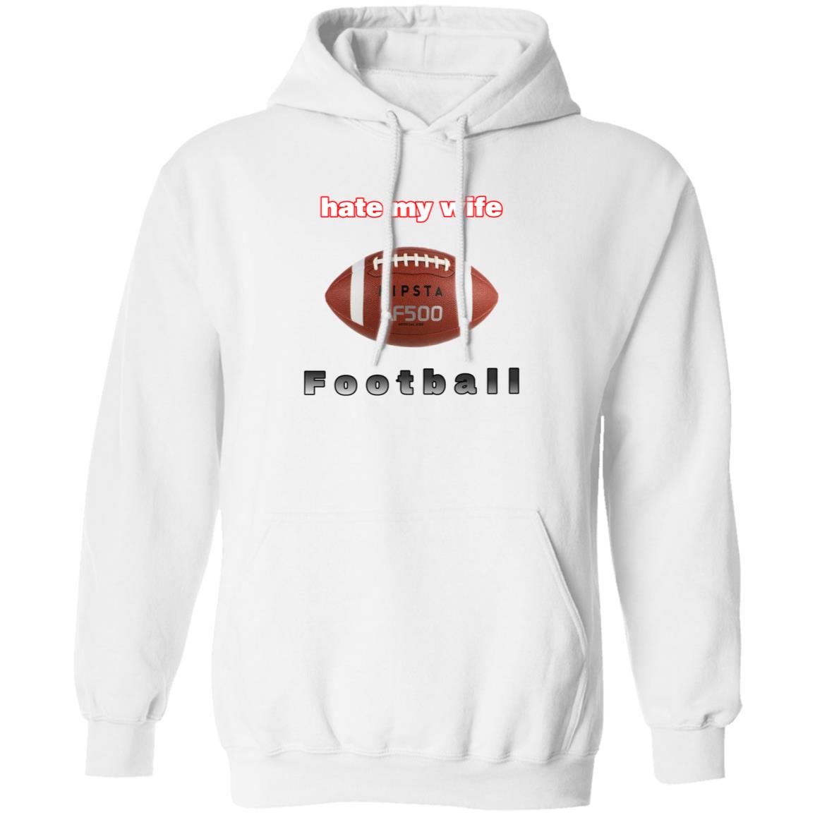Haunted Starbucks Merch Hate My Wife Football Shirt - Teechipus