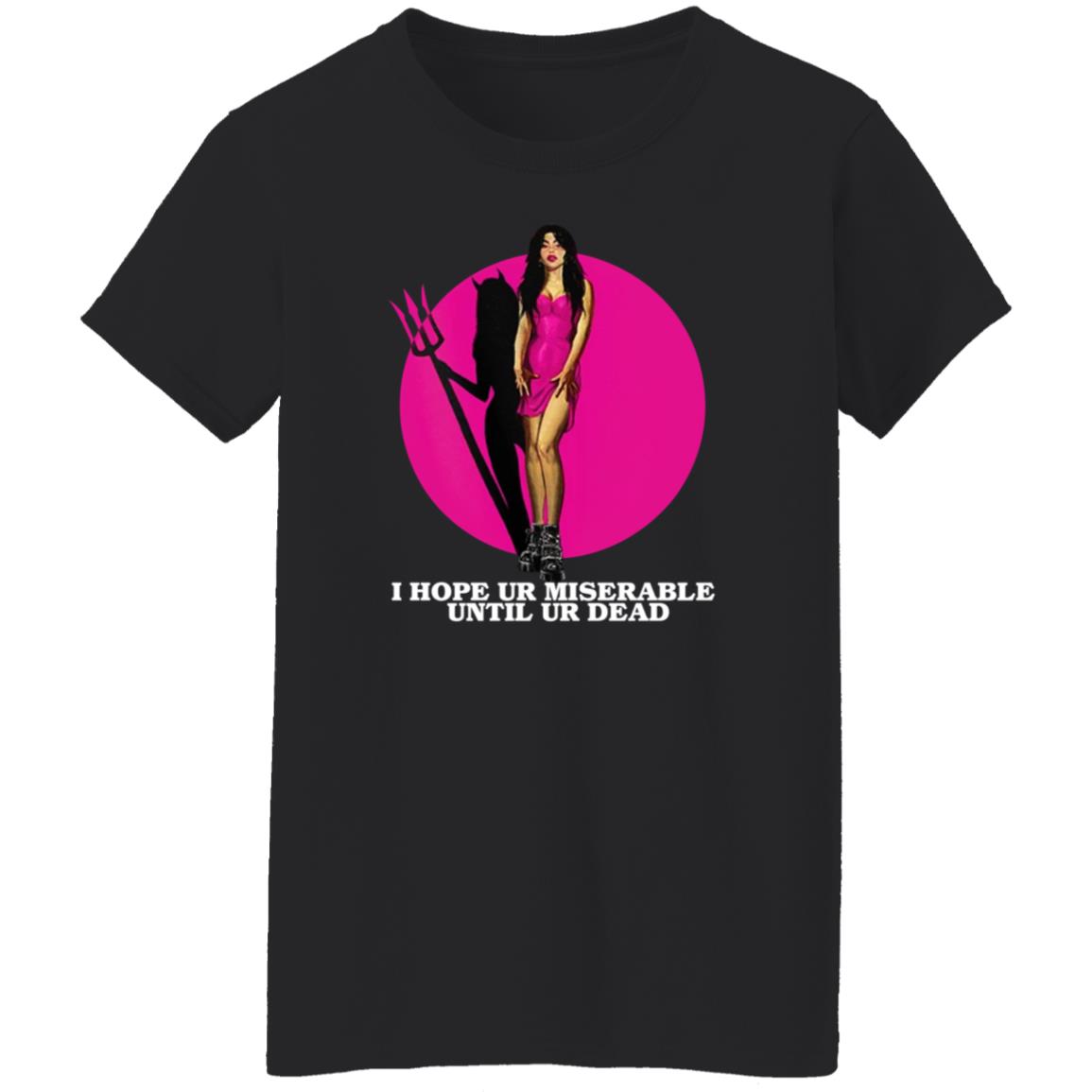 I Hope Ur Miserable Until Ur Dead Sweatshirt Nessa Barrett Merch Hope Ur Miserable Sweatshirt - Teechipus