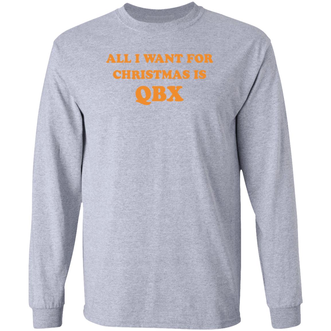 All I Want For Christmas Is Qbx Shirt JP Finlay - Teechipus