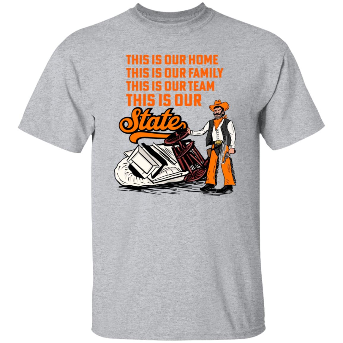 This Is Our State Ok Hoodie Barstool Sports Merch This Is Our Home This Is Our Family This Is Our Team This Is Our State Hoodie - Teechipus