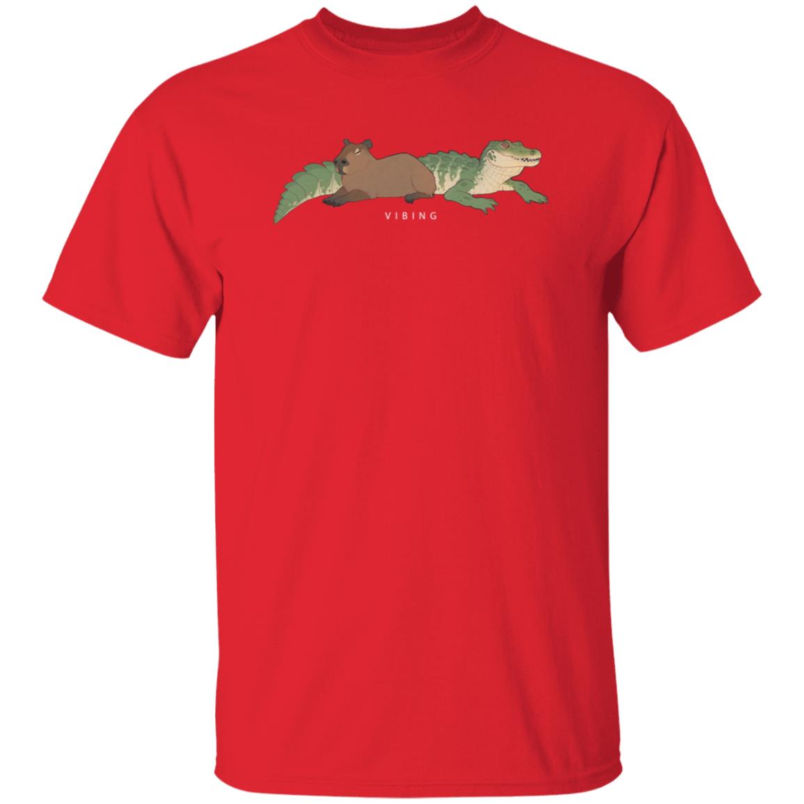 Capybara Vibing Hoodie Gators Daily Store Capybara Shirt Hoodie Sweatshirt - Teechipus