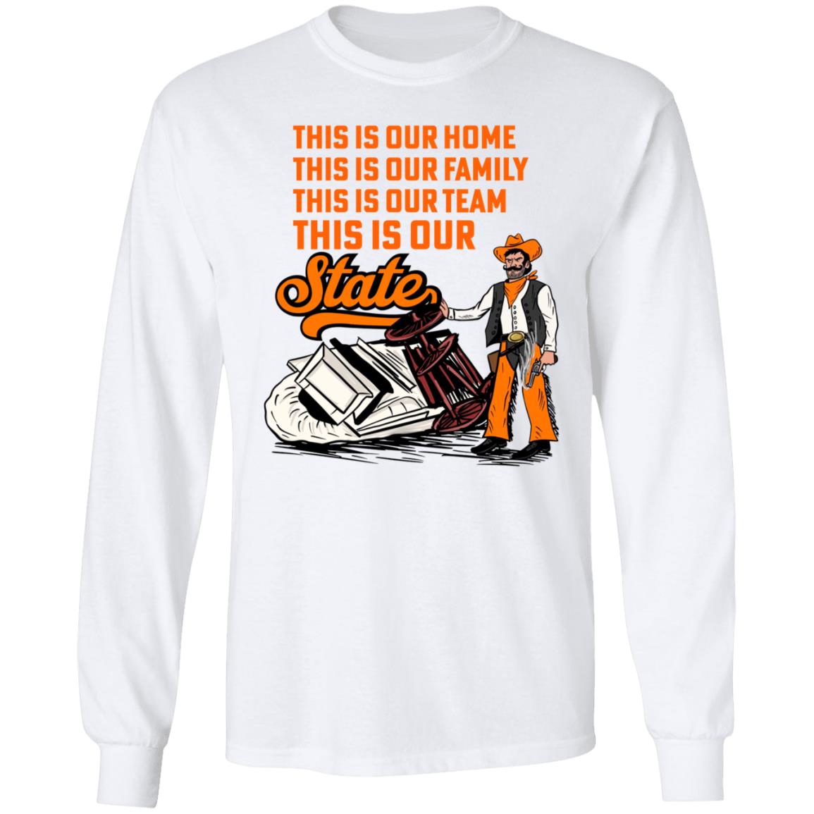This Is Our State Ok Hoodie Barstool Sports Merch This Is Our Home This Is Our Family This Is Our Team This Is Our State Hoodie - Teechipus