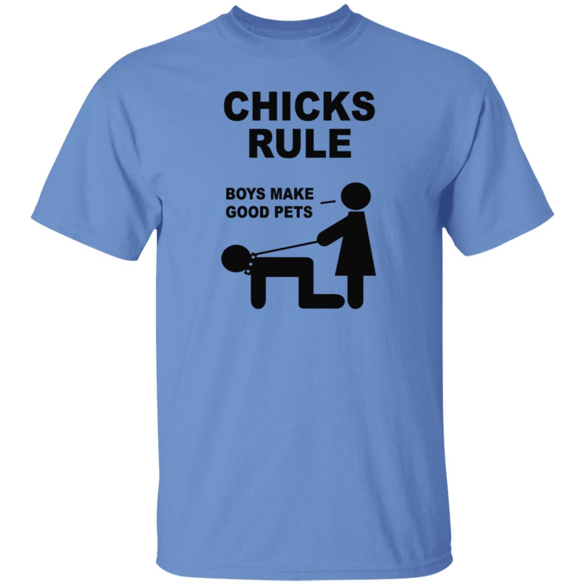 Chicks Rule Boys Make Good Pets Shirt Hoodie Sweatshirt - Teechipus