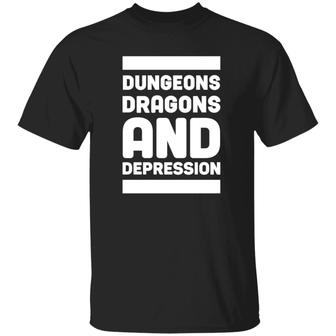 Dungeons Dragons And Depression Hoodie Lookhuman Store - Teechipus