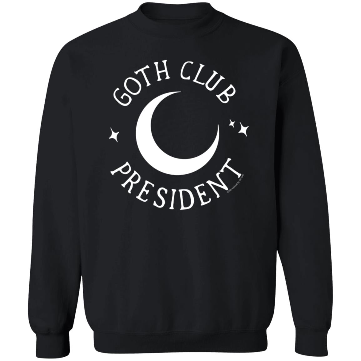 Adorned By Chi Goth Club President Sweatshirt Taliesin - Teechipus