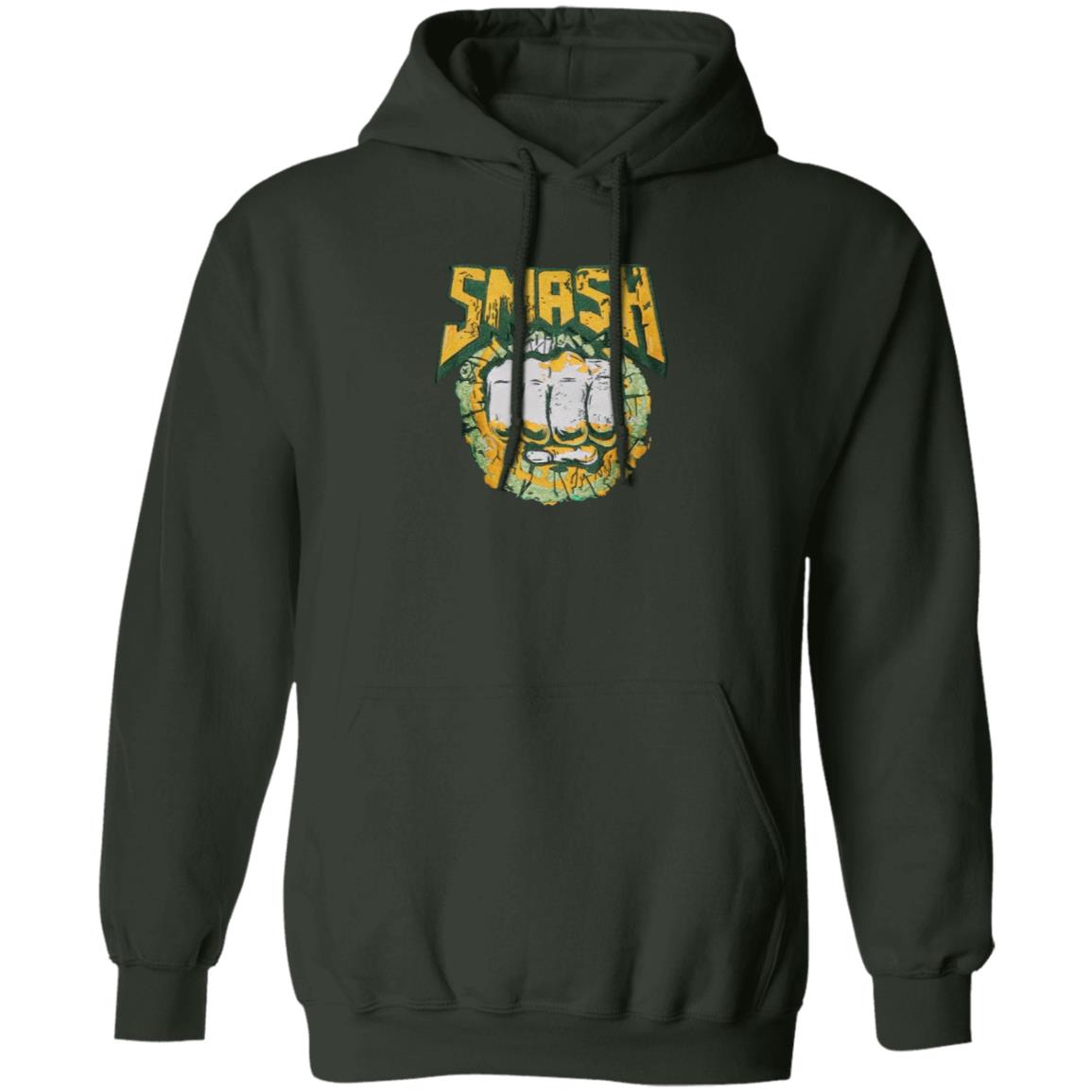 Smash Hoodie Officialadrianamos Store Smash Embroidered Hoodie - Teechipus