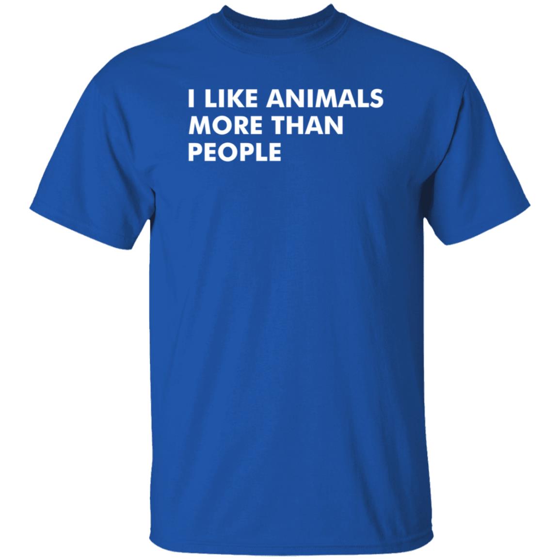 I Like Animals More Than People Shirt The Vegan Vibe Store I Like Animals Shirt - Teechipus