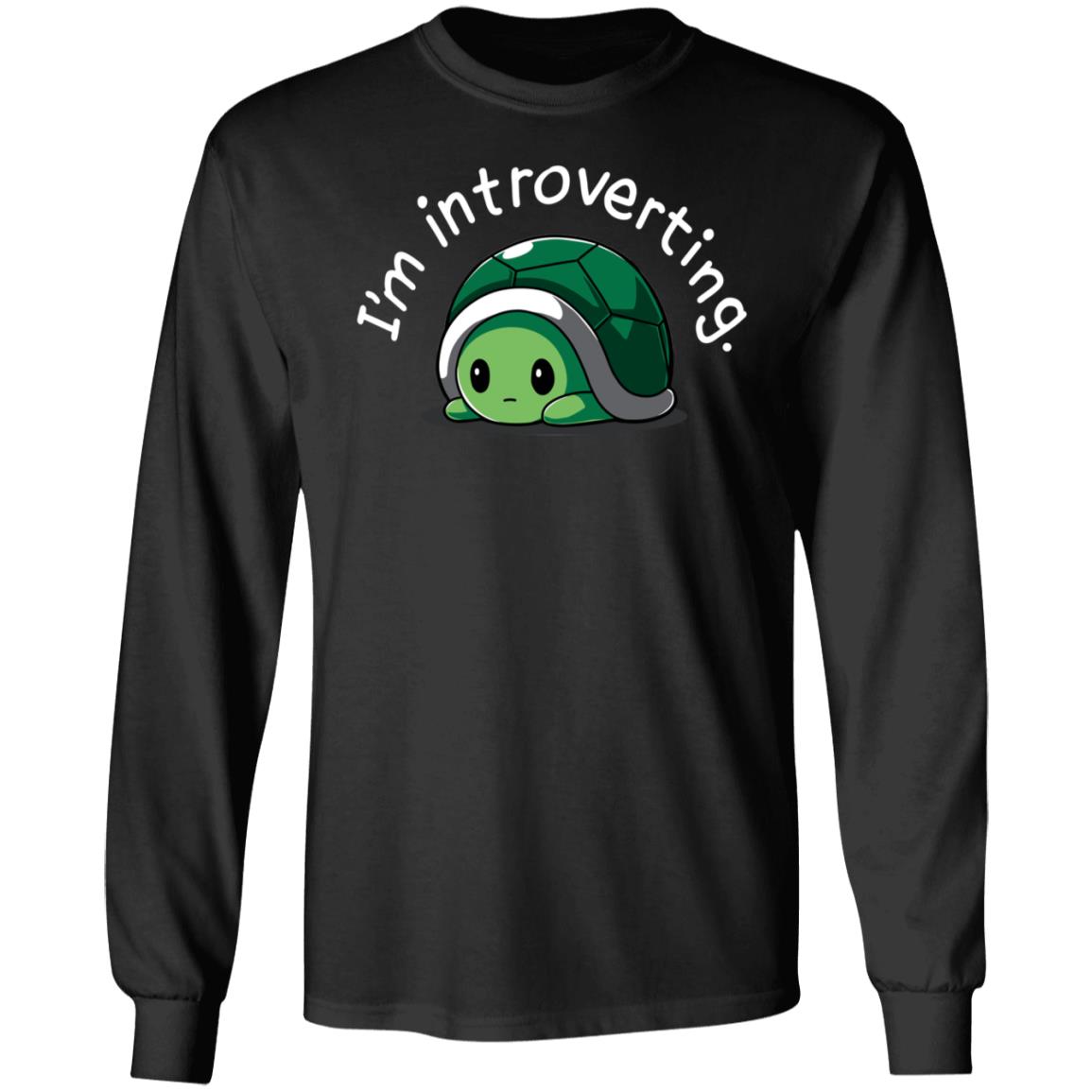 Tee Turtle Merch I'm Introverting Shirt - Teechipus