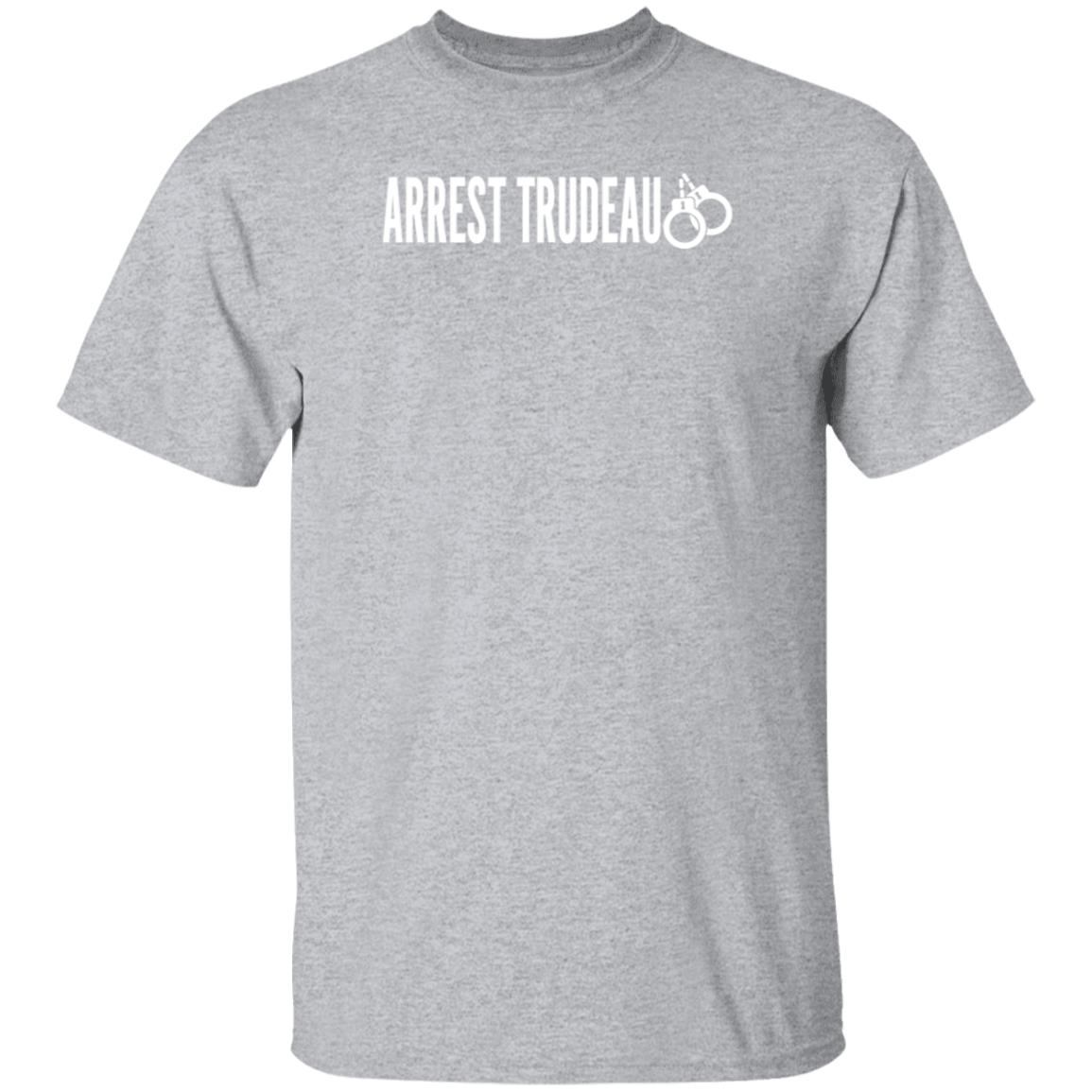 Arrest Trudeau Shirt Areohesseyeee Arrest Trudeau Handcuffs Shirt Hoodie Sweatshirt - Teechipus