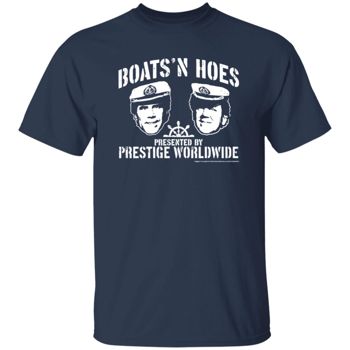 Boats'n Hoes Presented By Prestige Worldwide Shirt Hoodie Sweatshirt Justine - Teechipus