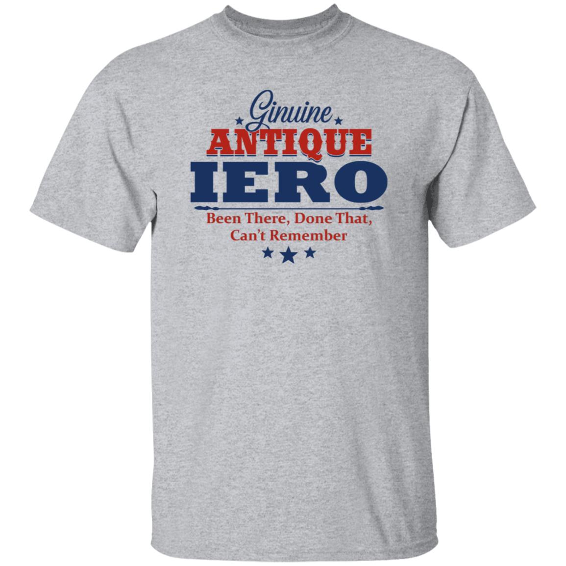 Genuine Antique Iero Shirt Genuine Antique Iero Been There Done That Can't Remember Shirt - Teechipus