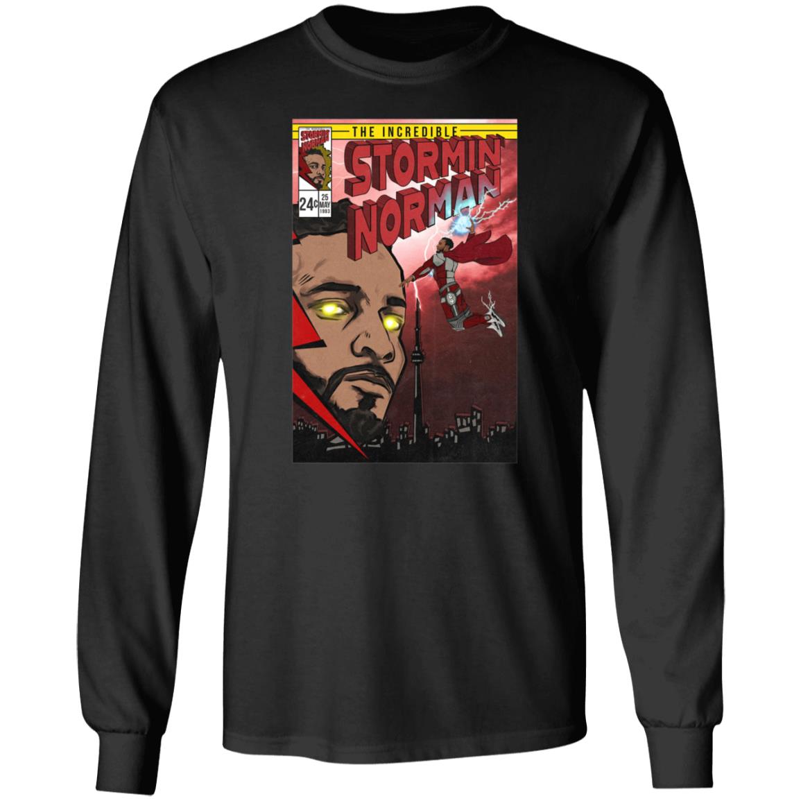 Norman Powell Stormin Norman Comic T Shirt - Teechipus