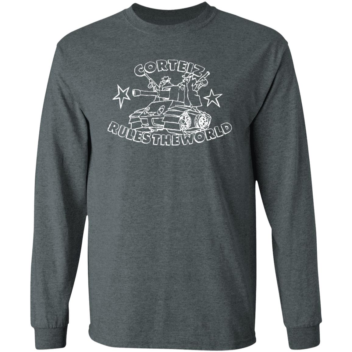 Corteiz Rules The World Merch No Limit Souljaz Shirt - Teechipus