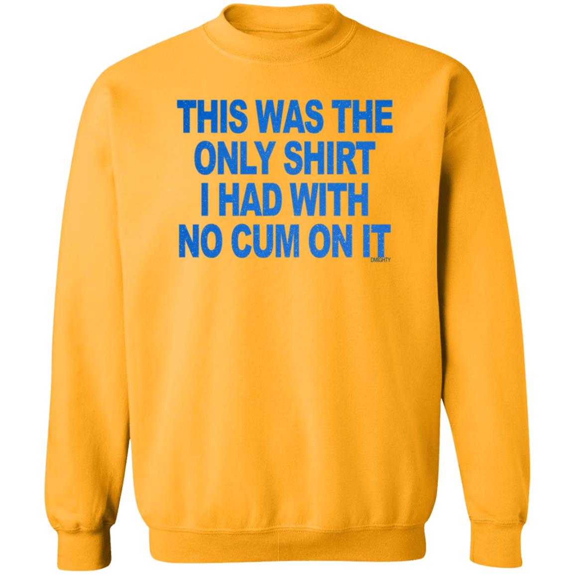 This Was The Only Shirt I Had With No Cum On It Shirt Hoodie Sweatshirt - Teechipus