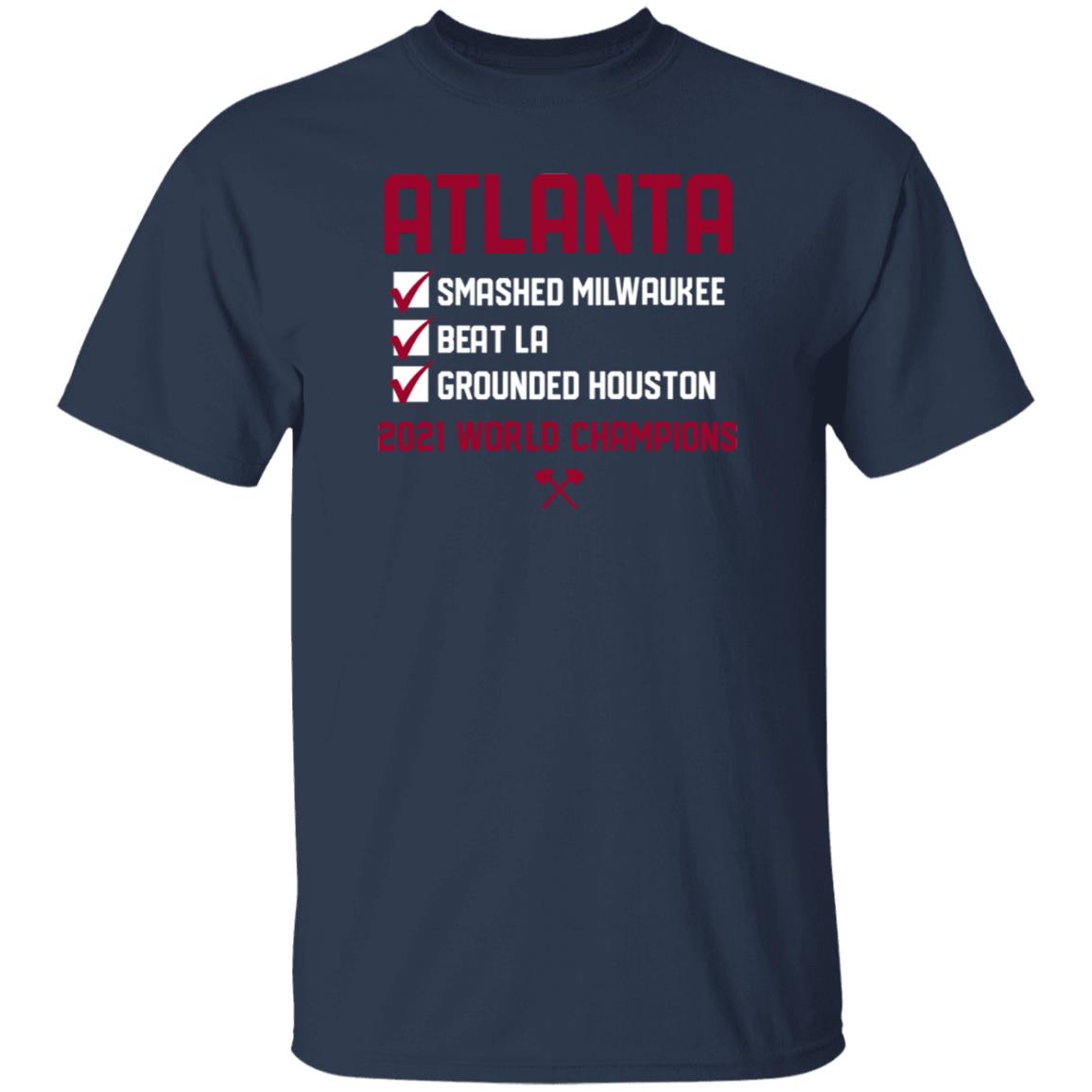 2021 World Champions Checklist Shirt Choplanta Store - Teechipus