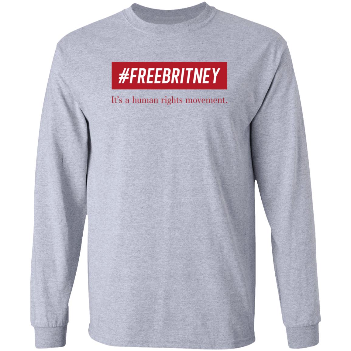 #Freebritney It's A Human Rights Movement Shirt Britney Spears - Teechipus