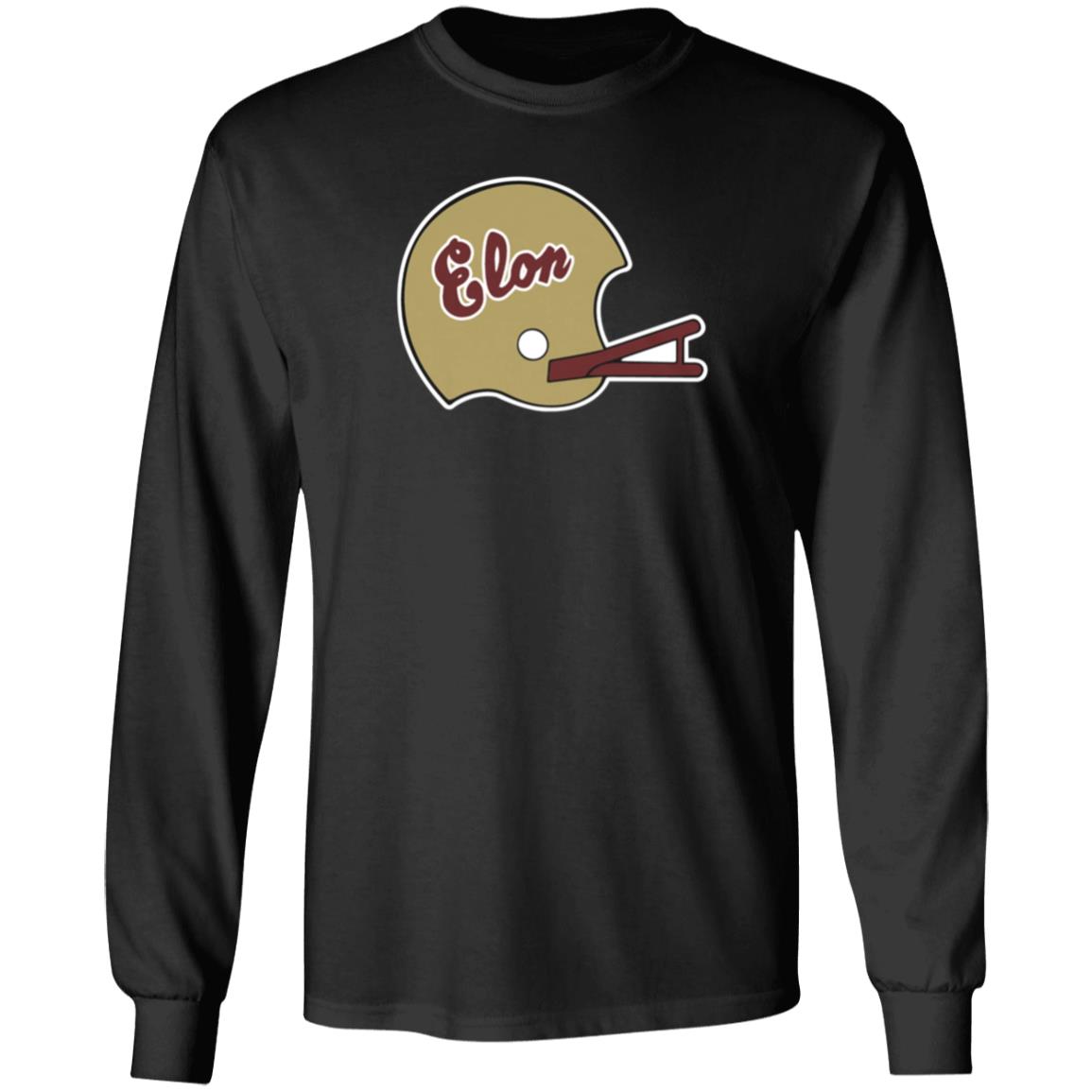 Wes Durham Elon Football 1980'S Helmet Shirt Breakingt Merch Elon Football 1980'S Helmet Shirt - Teechipus
