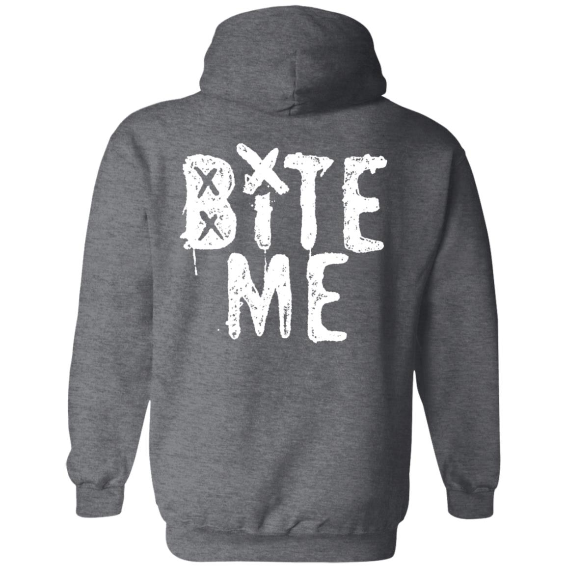 Avril Lavigne Merch Bite Me Hoodie - Teechipus