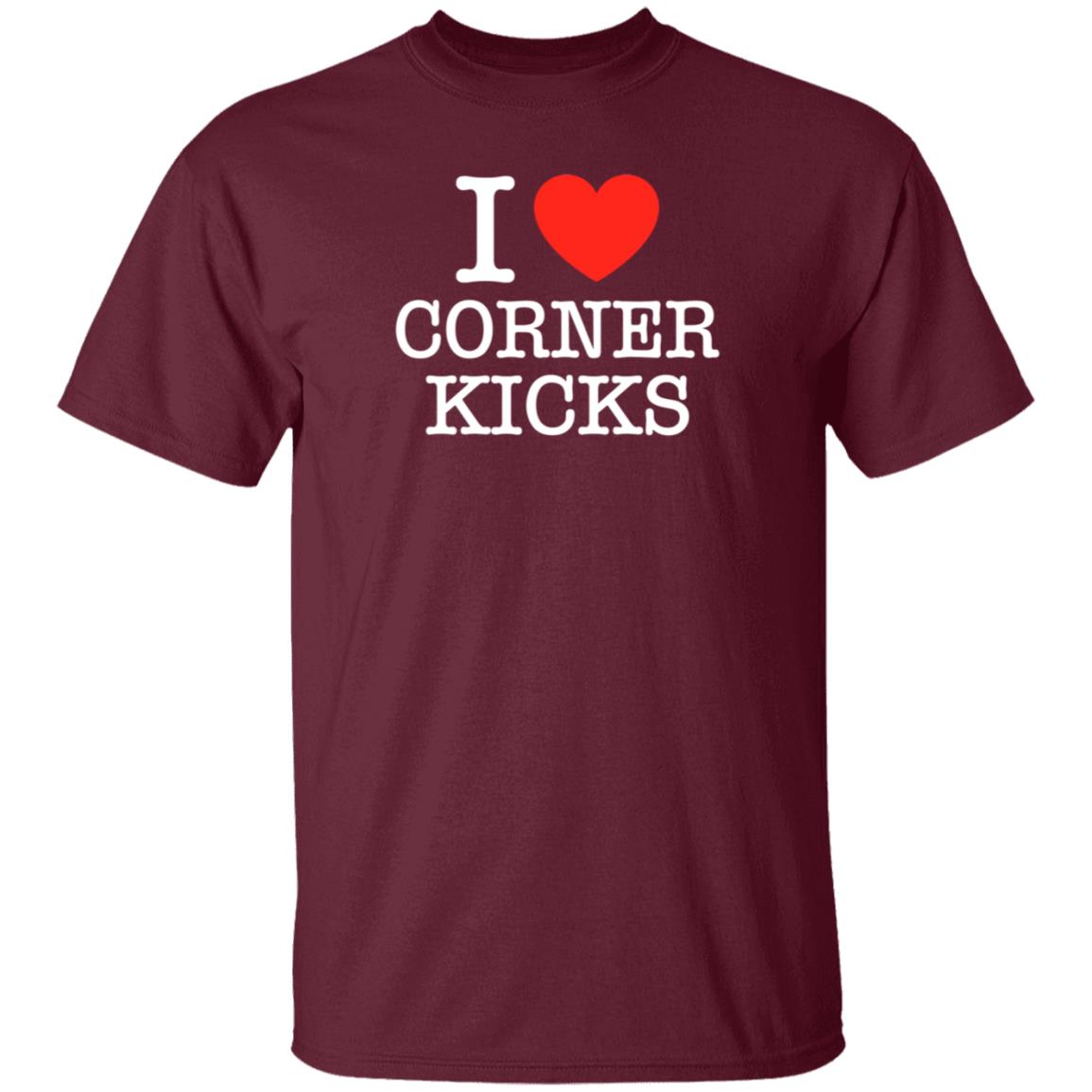 I Love Corner Kicks Shirt BarstoolBigCat - Teechipus