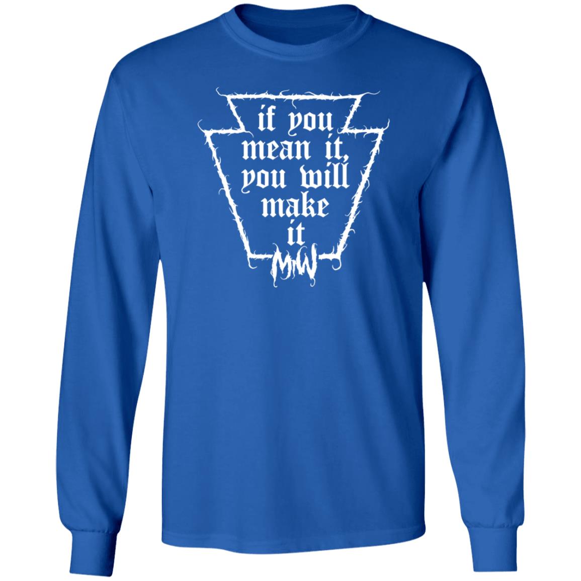 Miw Merch If You Mean It You Will Make It Miw Shirt Motionless In White Keystone Logo Tee Shirt - Teechipus