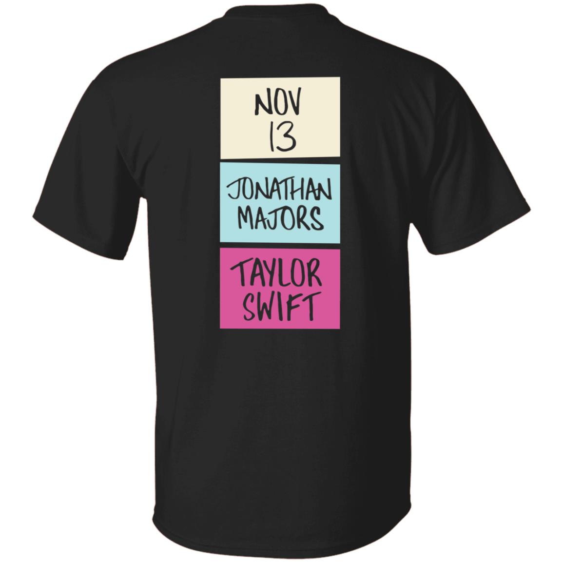 Nov 13 Jonathan Majors Taylor Swift Shirt Nbcstore Merch Legit Don’T Care At All Shirt Hoodie Sweatshirt Damn Ninaaaa - Teechipus