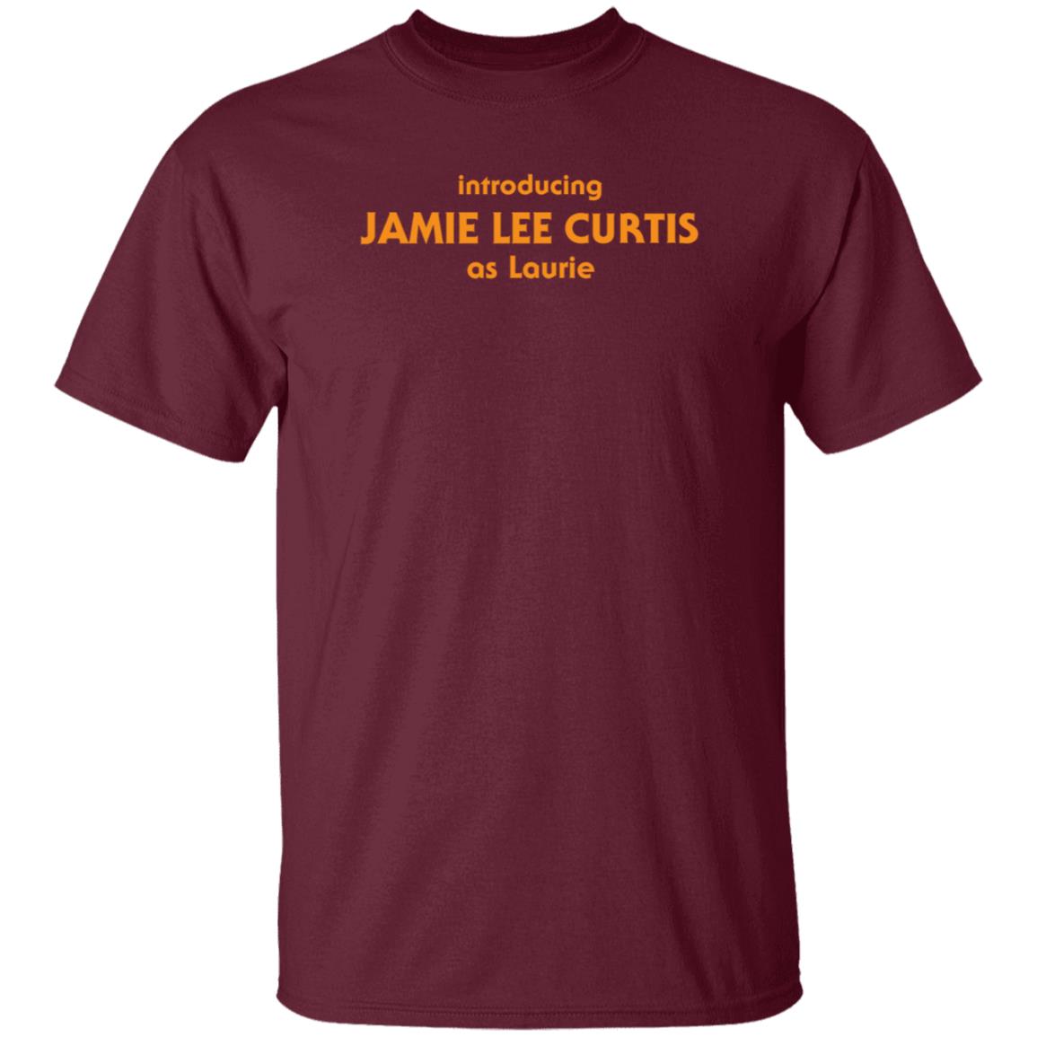 Introducing Jamie Lee Curtis As Laurie Shirt Cody Daigle Orians Nofspodcast Merch - Teechipus
