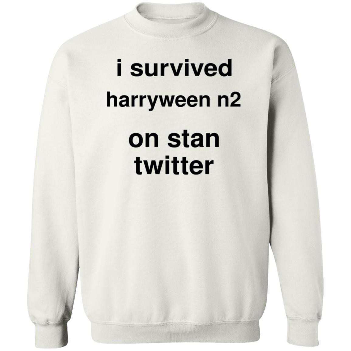 I Survived Harryween N2 On Stan Twitter Shirt Hoodie Sweatshirt - Teechipus