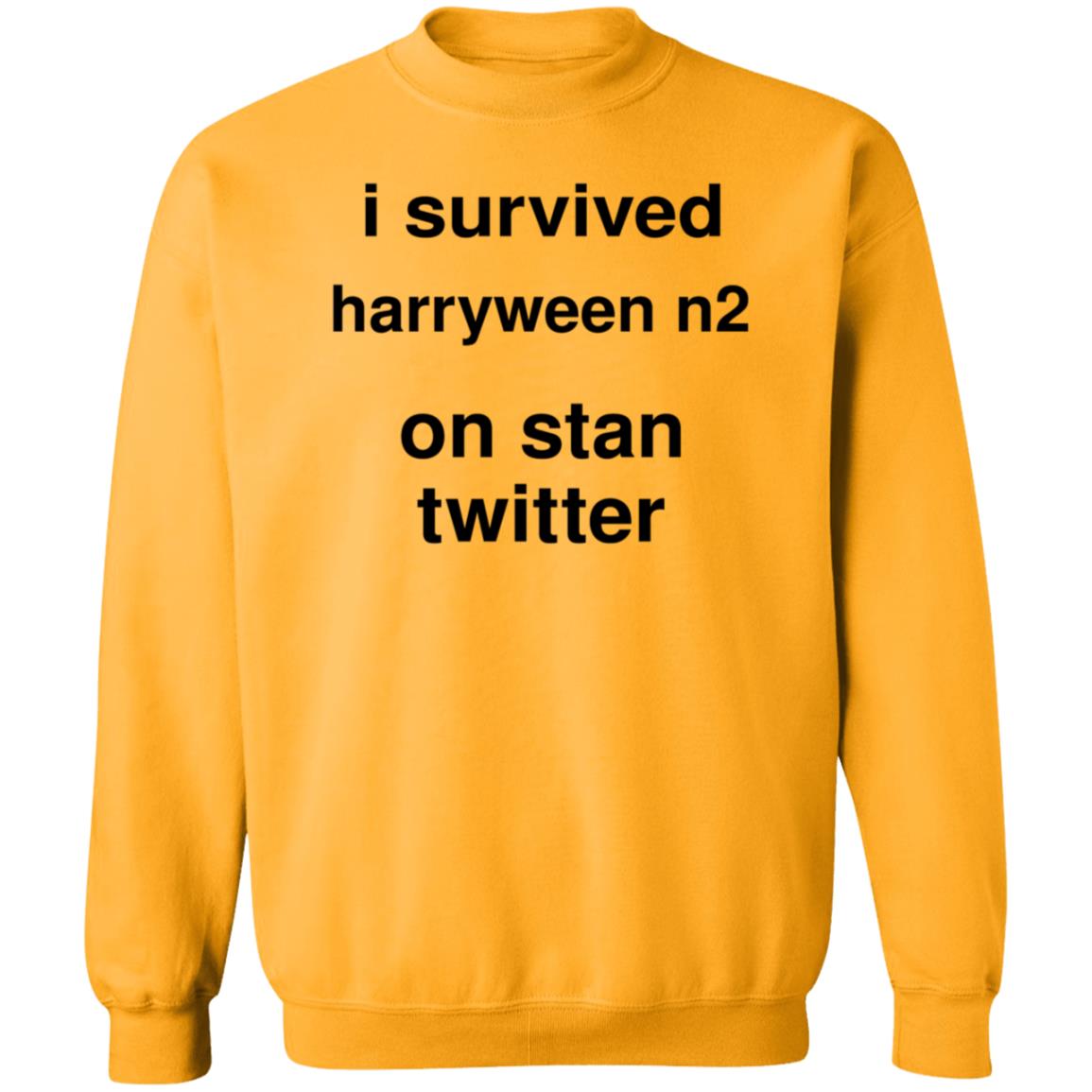 I Survived Harryween N2 On Stan Twitter Shirt Hoodie Sweatshirt - Teechipus
