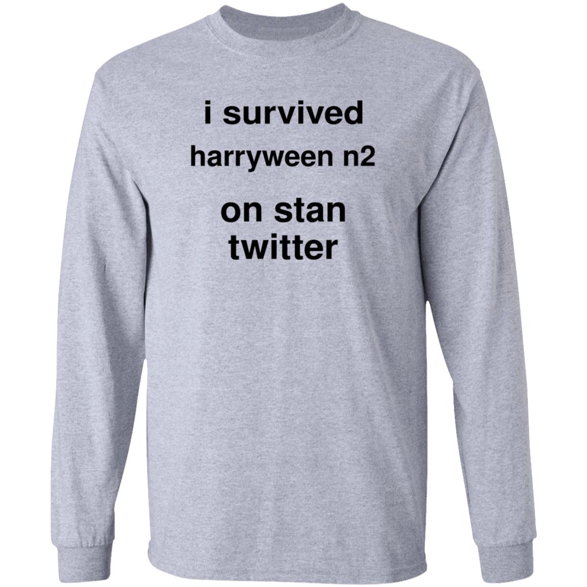 I Survived Harryween N2 On Stan Twitter Shirt Hoodie Sweatshirt - Teechipus