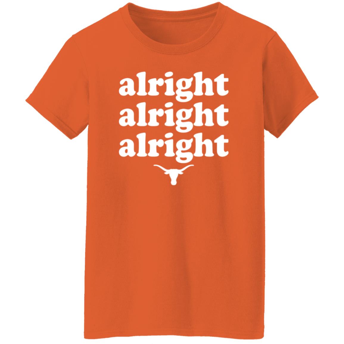 Alright Alright Alright Texas Longhorns Shirt Universitycoop Merch - Teechipus