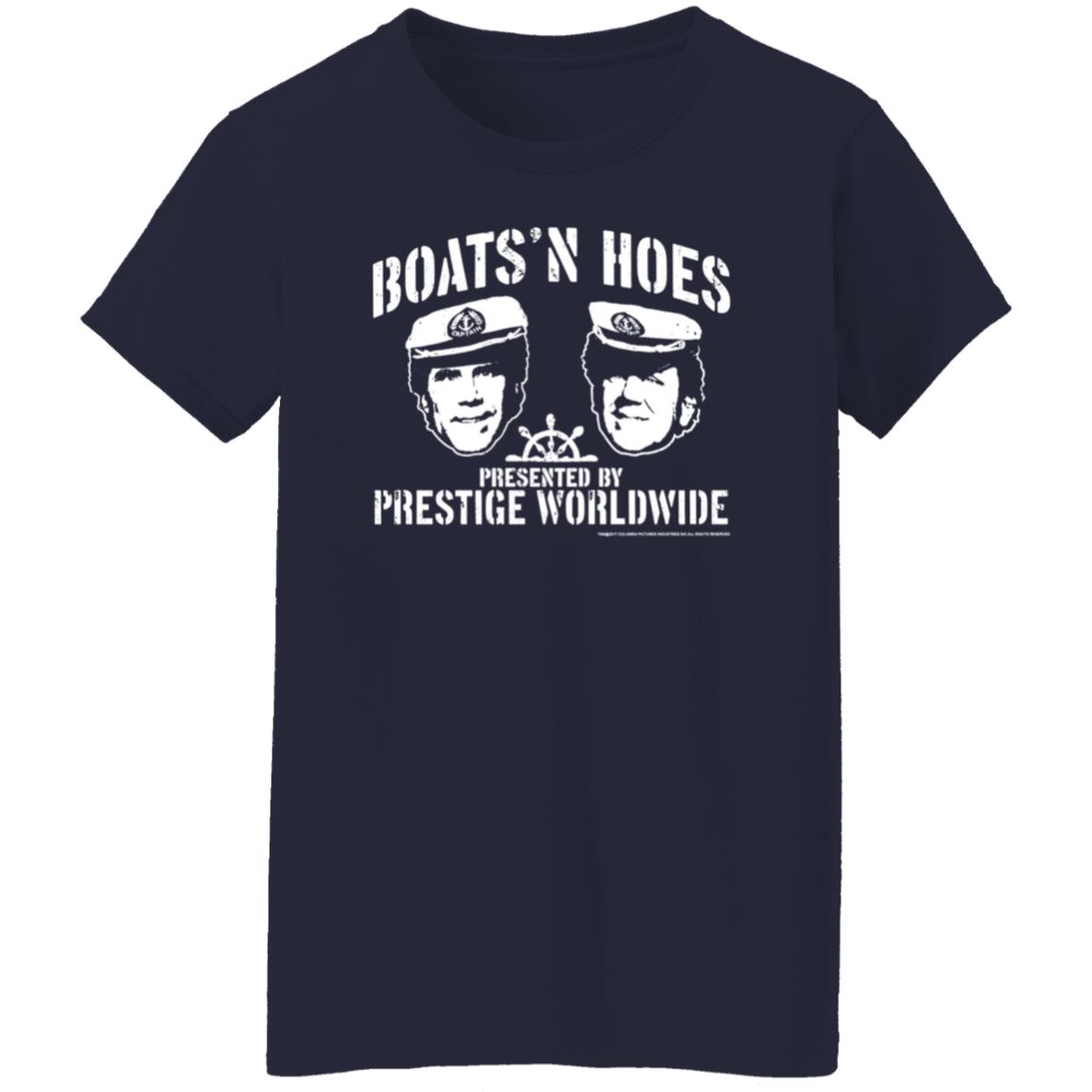 Boats'n Hoes Presented By Prestige Worldwide Shirt Hoodie Sweatshirt Justine - Teechipus