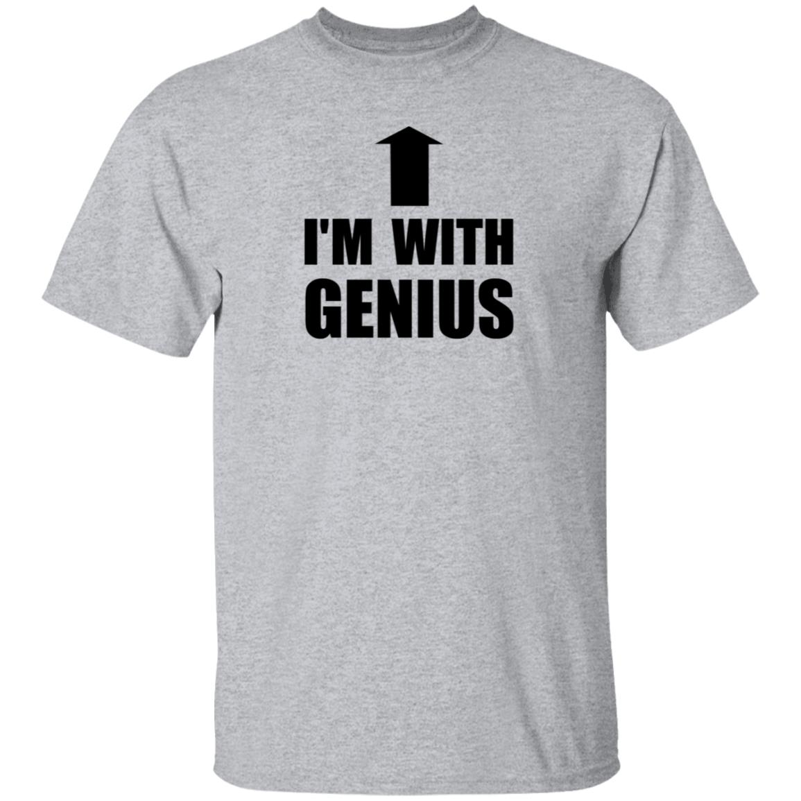 I'm With Genius Shirt Sumsumii I'm With Genius Shirt Hoodie Sweatshirt - Teechipus