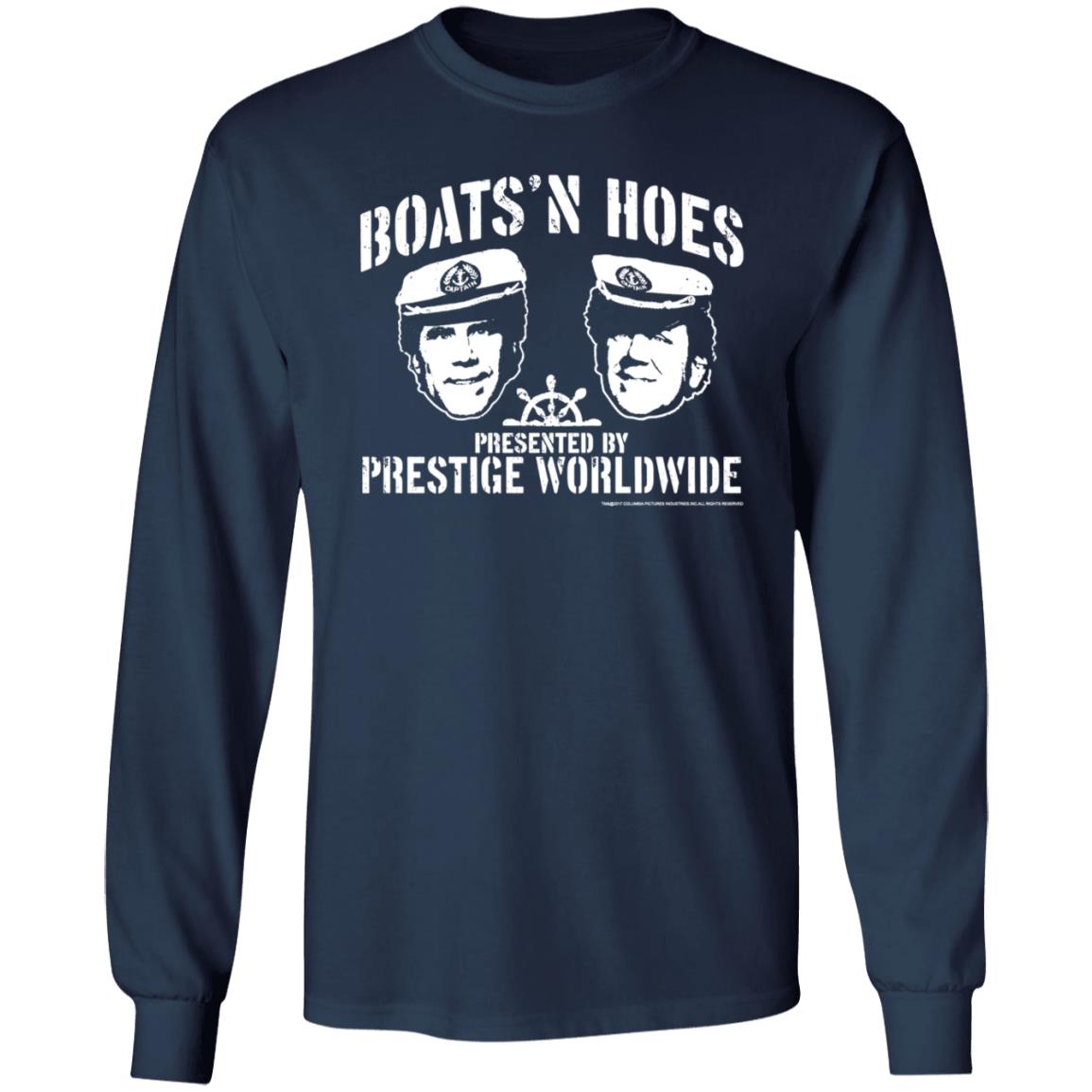 Boats'n Hoes Presented By Prestige Worldwide Shirt Hoodie Sweatshirt Justine - Teechipus