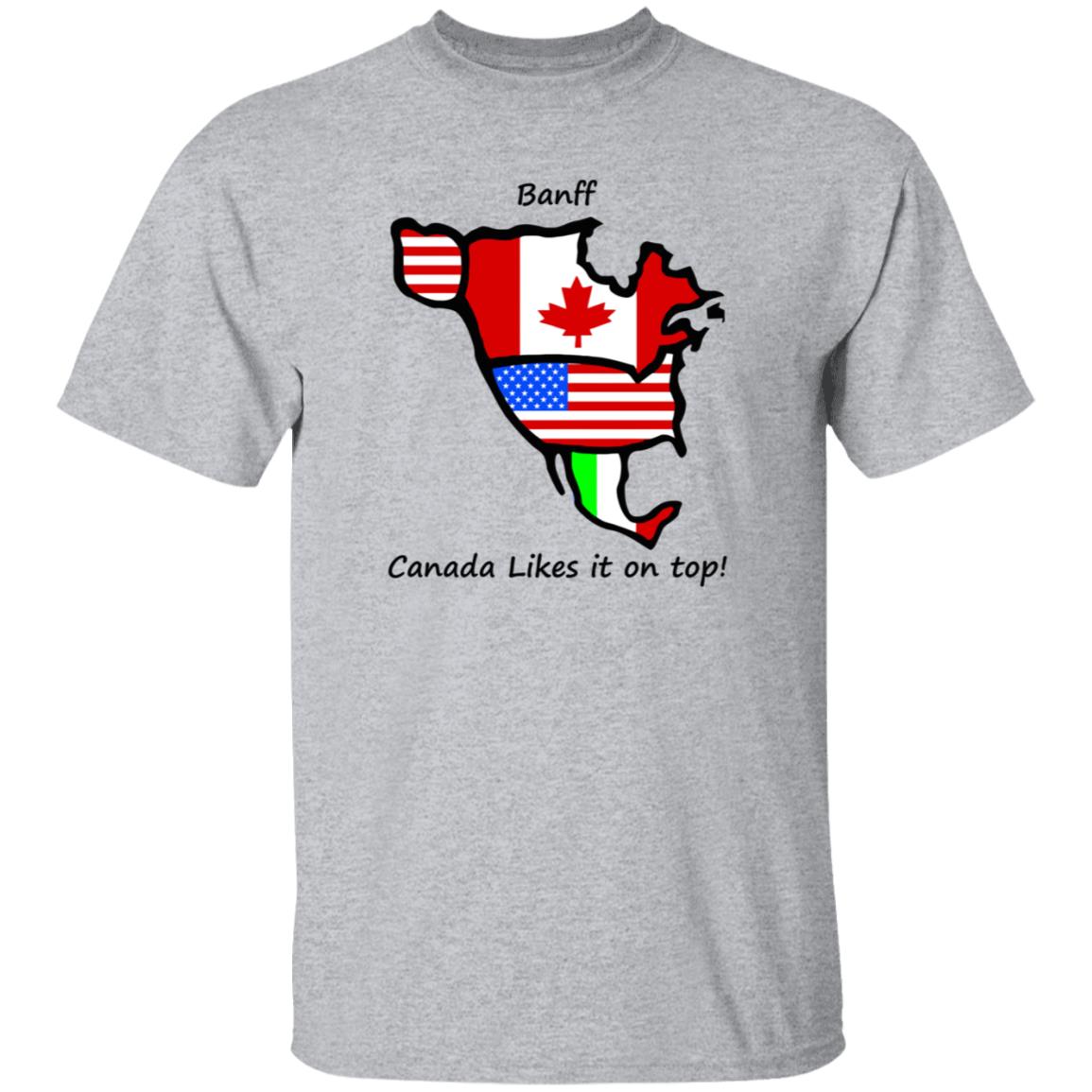 Banff Canada Likes It On Top Shirt Hoodie Sweatshirt - Teechipus