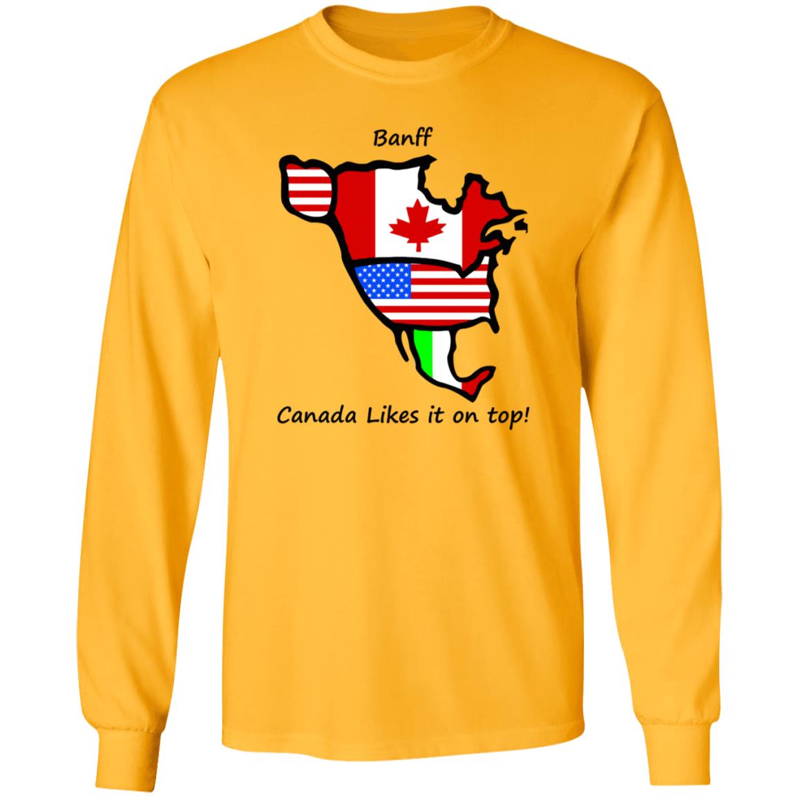 Banff Canada Likes It On Top Shirt Hoodie Sweatshirt - Teechipus