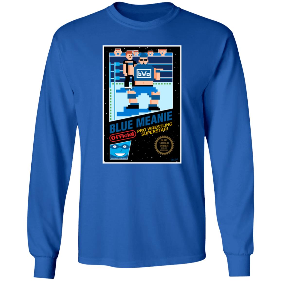 Blue Meanie Video Game Shirt Prowrestlingtees Merch - Teechipus