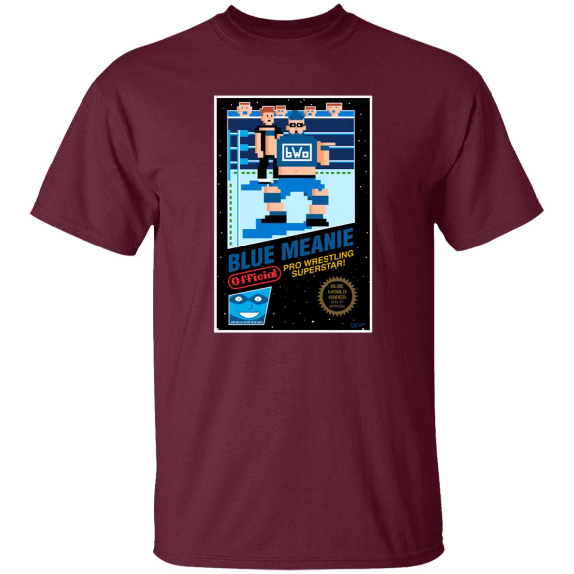 Blue Meanie Video Game Shirt Prowrestlingtees Merch - Teechipus
