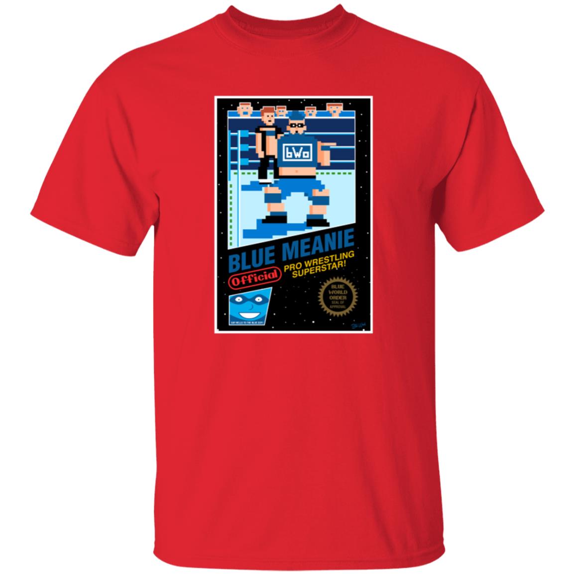 Blue Meanie Video Game Shirt Prowrestlingtees Merch - Teechipus
